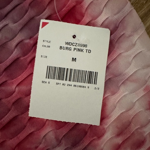 Hot Kiss But Lift Women’s Leggings Tie Dye Pink Size M Tie Ankle - Picture 2 of 5